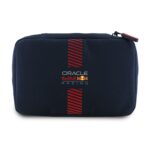 Tamsiai mėlynas krepšys Red Bull PU Powerbar Travel Kit su raudonomis juostomis ir logotipu