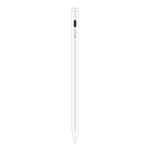 Baltas pieštukas Tactical Roger Pencil Pro 2.0 ilgas ir plonas su juodu mygtuku