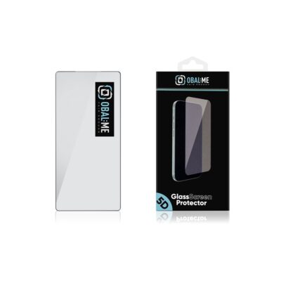 Juodas apsauginis ekrano stikliukas Samsung Galaxy S25 Ultra OBALME 5D Glass Screen Protector
