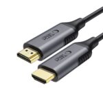 Juodas laidas TECH-PROTECT ULTRABOOST CABLE HDMI TO HDMI 2.1 4K 120HZ su pilkais jungtimis