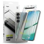 Apsauginis ekrano stikliukas Samsung Galaxy S25 Ringke Easy Slide 2-Pack su permatoma laikymo dėkle