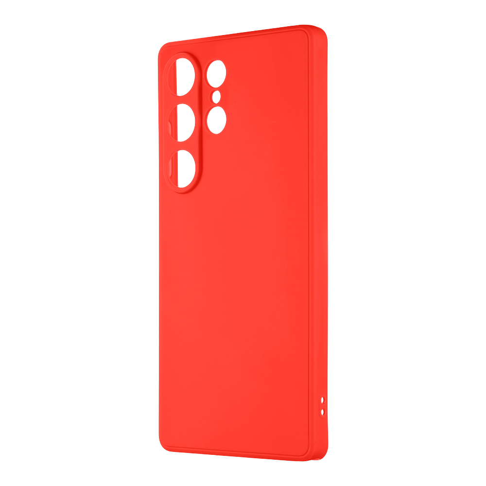 Raudonas dėklas Samsung Galaxy S25 Ultra OBALME Matte TPU Raudonas dėklas Samsung Galaxy S25 Ultra pagamintas iš matinio TPU medžiagos