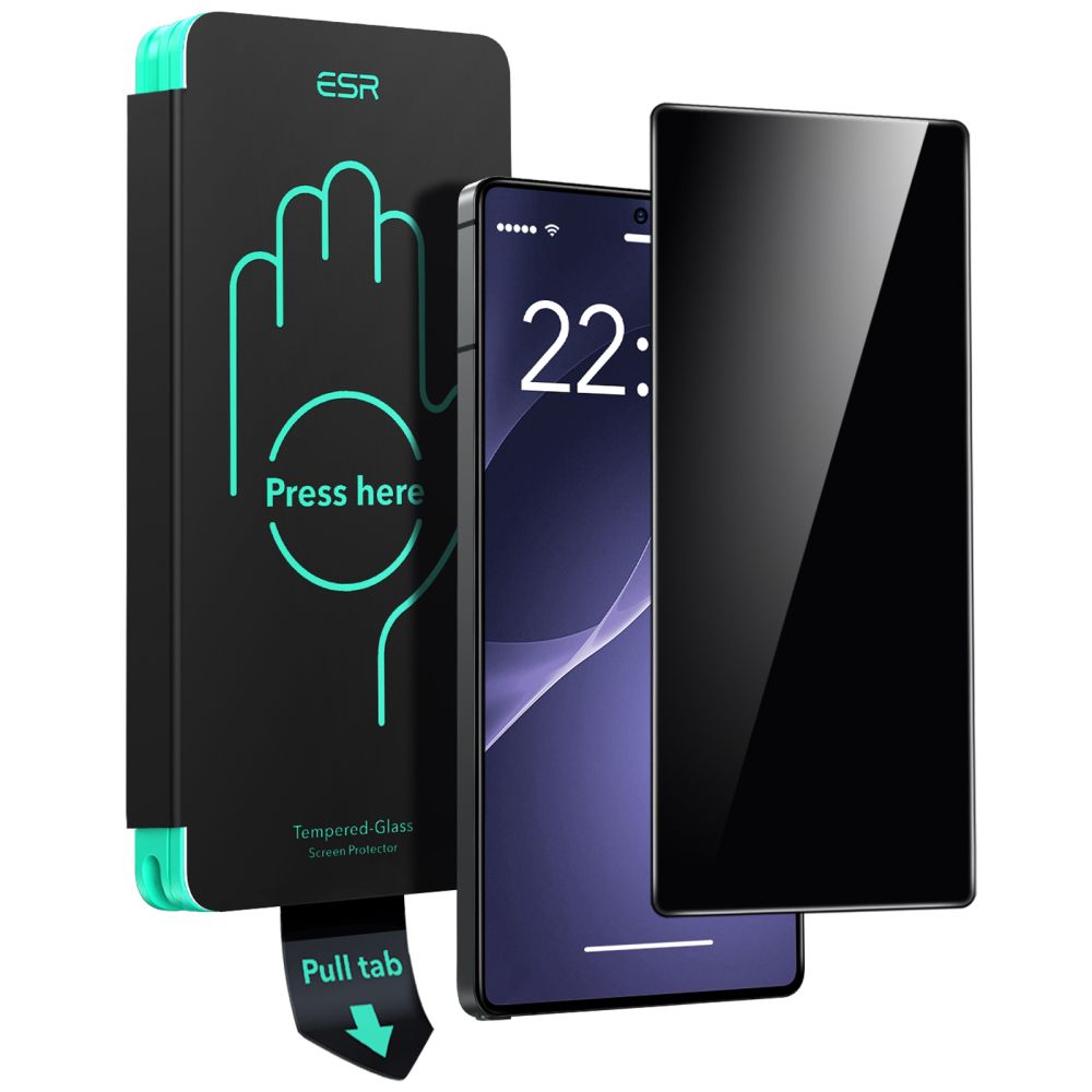 Privatumo apsauginis ekrano stikliukas Samsung Galaxy S25 Ultra ESR Privatumo apsauginis ekrano stikliukas Samsung Galaxy S25 Ultra ESR juodos spalvos
