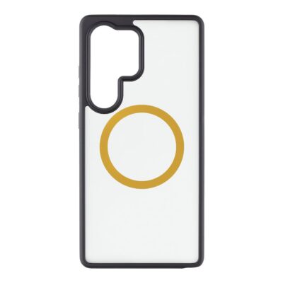 Juodas-geltonas dėklas Samsung Galaxy S25 Ultra Tactical MagForce Hyperstealth 2.0mm su apsaugine kameros išpjova