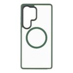 Zalias deklas Samsung Galaxy S25 Ultra Tactical MagForce Hyperstealth skaidrus su zalia apvadais