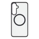 Asphalt dėklas Samsung Galaxy S25 Plus Tactical MagForce Hyperstealth su juodu rėmeliu ir baltu dangteliu