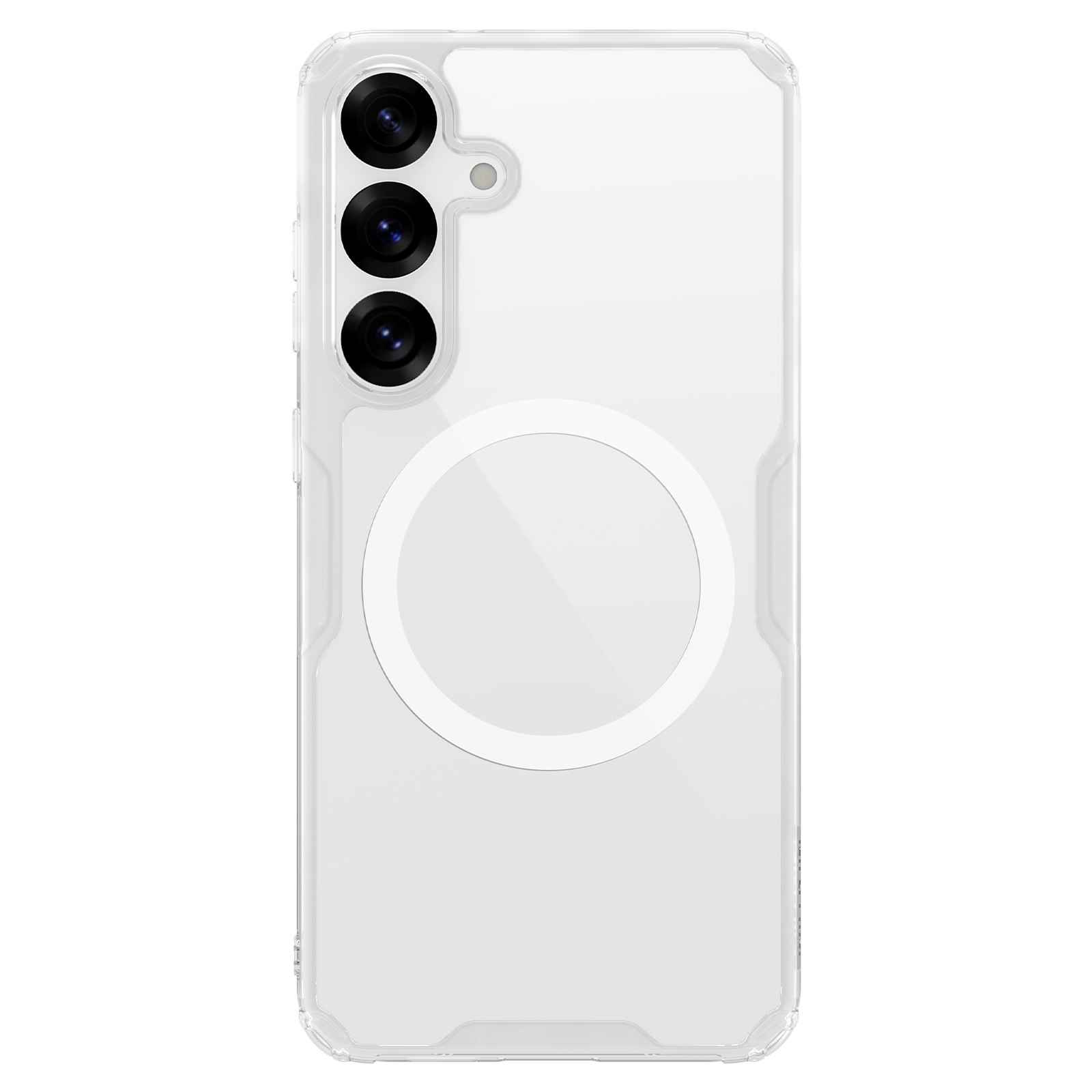 Skaidrus dėklas Nillkin Nature TPU PRO Magnetic Skaidrus dėklas Nillkin Nature TPU PRO Magnetic telefonui Samsung Galaxy S25 Plus su matomu trimis kamerų objektyvais