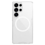 Skaidrus dėklas Nillkin Nature TPU PRO Magnetic telefonui Samsung Galaxy S25 Ultra su matomu kamerų išpjova ir magnetiniu žiedu