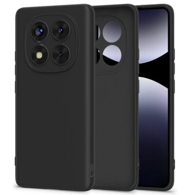 Juodas dėklas Xiaomi Redmi Note 14 Pro 5G Poco X7 5G Tech-Protect Icon su kamerų išpjovomis