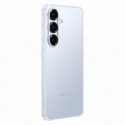 Skaidrus originalus dėklas EF-QS931CTE Clear Cover telefonui Samsung Galaxy S25 su matoma trimis kameromis