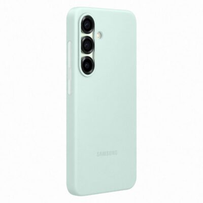 Mėtos spalvos originalus dėklas Samsung Galaxy S25 EF-PS931CME silikoninis dangtelis