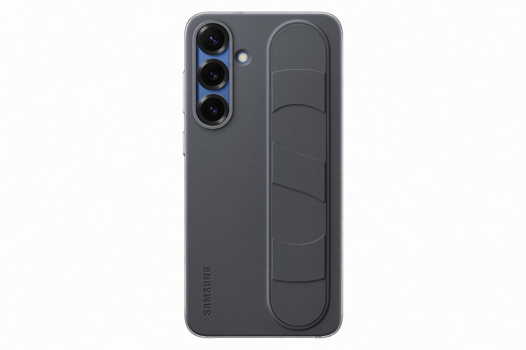 Juodas originalus dėklas EF-GS936CBE Samsung Galaxy S25 Plus Juodas originalus dėklas su stovimu laikikliu Samsung Galaxy S25 Plus telefonui