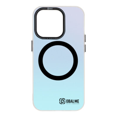 Juodas dėklas Apple Iphone 14 Pro su holografiniais atspindžiais ir magnetiniu žiedu