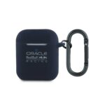 melynas dekas airpods 1 2 red bull silicone su pilku karabinu