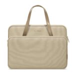 Beige krepšys kompiuteriui TECH-PROTECT CARRYING BAG LAPTOP su dviguba rankena