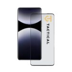 Juodas apsauginis ekrano stikliukas Xiaomi Redmi Note 14 Pro Tactical Glass Shield 5D su plona juoda rėmeliu