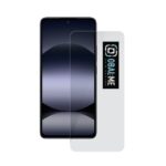 Skaidrus apsauginis ekrano stikliukas Xiaomi Redmi Note 14 su OBAL ME logotipu