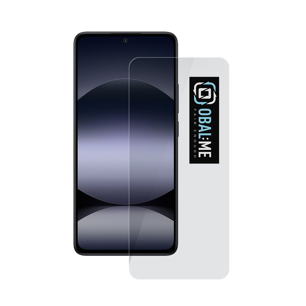 Skaidrus apsauginis ekrano stikliukas Xiaomi Redmi Note 14 Skaidrus apsauginis ekrano stikliukas Xiaomi Redmi Note 14 su OBAL ME logotipu