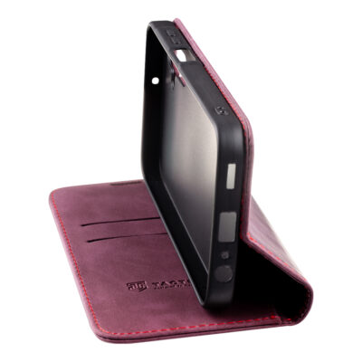 Bordo atverčiamas dėklas Tactical Xproof telefonui Samsung Galaxy A36 5G, matomas stovas ir kortelių laikikliai