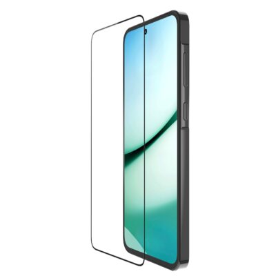Juodas apsauginis grūdintas stiklas Nillkin Tempered Glass 2.5D CP+ PRO telefonui Samsung Galaxy A36 5G su juodomis kraštinėmis