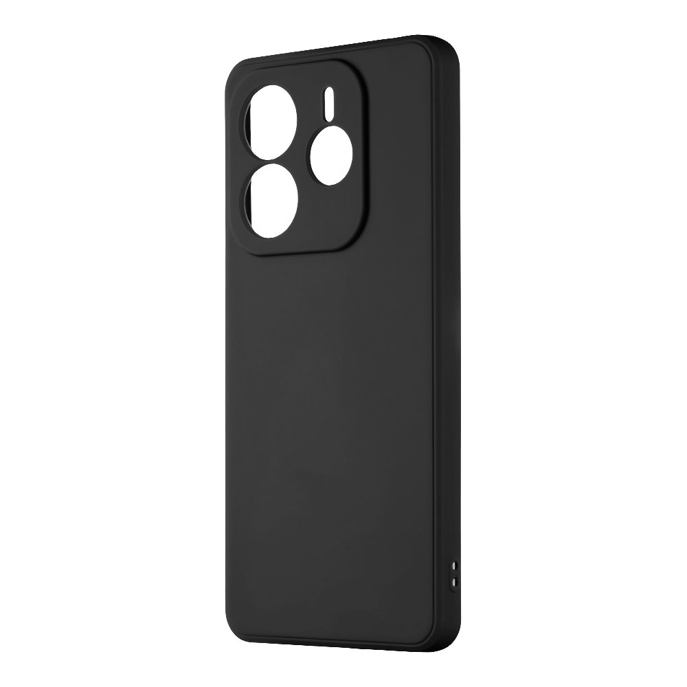 Juodas dėklas Xiaomi Redmi Note 14 5G OBAL:ME Matte TPU Juodas dėklas Xiaomi Redmi Note 14 5G OBAL:ME Matte TPU su trimis kamerų išpjovomis