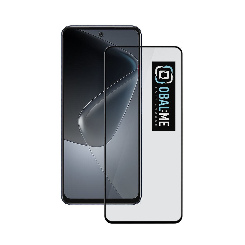 Juodas apsauginis ekrano stikliukas Infinix Hot 50 4G OBAL ME 5D Juodas apsauginis ekrano stikliukas Infinix Hot 50 4G OBAL ME 5D Glass Screen Protector priekinio telefono stiklo