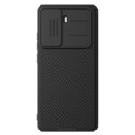 Juodas dėklas Xiaomi Poco X7 Pro 5G Nillkin Camshield su slankiu kameros uždengimu