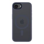 Tamsiai melynas deklas Apple Iphone 16e Tactical MagForce Hyperstealth su skaidriu tamsiu korpusu ir apsauga aplink kamera