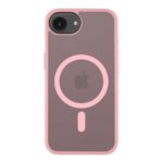 Rožinis dėklas Apple Iphone 16e Tactical MagForce Hyperstealth su matiniu paviršiumi ir ryškiomis kraštinėmis