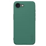 Tamsiai žalias plastikinis dėklas Apple iPhone 16e Nillkin Frosted Shield su tekstūruota paviršiaus danga