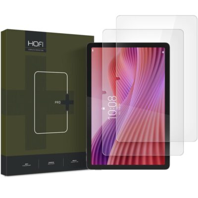 Apsauginis ekrano stikliukas Lenovo Tab 10.1 TB-311 Hofi Glass Pro plus 2-Pack komplekte su planšetiniu kompiuteriu