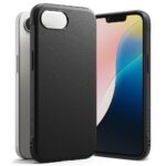 Juodas dėklas Apple Iphone 16e Ringke Onyx su tekstūruota paviršiaus dalimi ir matiniu apvadu