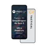 Juodas apsauginis ekrano stikliukas Motorola G45 Tactical Glass Shield 5D ant telefono ekrano