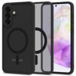Juodas matinis dėklas Samsung Galaxy A36 5G Tech-Protect Magmat Magsafe su atverstu ekranu