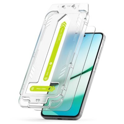 Apsauginis ekrano stikliukas Samsung Galaxy A56 5G Ringke Easy Slide 2-Pack skaidrus ir lankstus taikymas