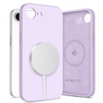 Violetinis dėklas Apple Iphone 16E Tech-Protect Liquid Silicone Magsafe su magnetiniu pakrovėju ir minkšta vidine danga