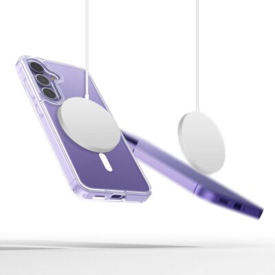 Skaidrus dėklas Samsung Galaxy A56 5G Tech-Protect FlexAir Hybrid Magsafe su laidiniu belaidžiu įkrovikliu