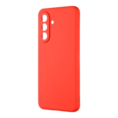 Raudonas dėklas Samsung Galaxy A36 5G OBAL ME Matte TPU iš matinio TPU medžiagos