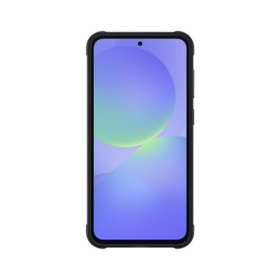 Juodas originalus dėklas Samsung Galaxy A36 5G Rugged Cover EF-RA366CBE aplink telefoną