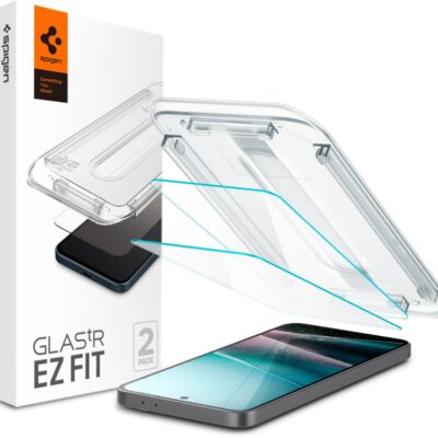 Skaidrus apsauginis stikliukas Samsung Galaxy A36 5G Spigen Glas Tr Ez Fit 2 Pack skaidrus