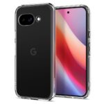 Skaidrus dekls Google Pixel 9A Spigen Ultra Hybrid su matoma telefono nugarine ir priekinio ekrano puse