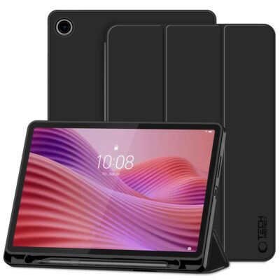 Juodas dėklas Lenovo Tab 10.1 TB-311 Tech-Protect SC Pen planšetiniam kompiuteriui