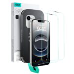 Apsauginis ekrano stikliukas Apple Iphone 13 13 Pro 14 16E ESR UltrafiT Tempered Glass 2-pack pakuotėje su dviem stiklais