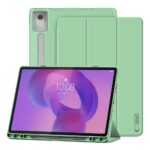 Žalias dėklas Lenovo Idea Tab Pro su integruotu rašiklio laikikliu ir ekranu viduje