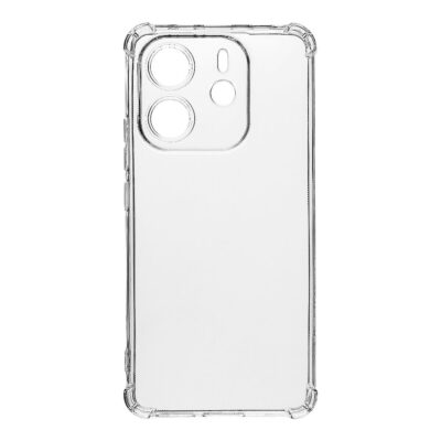 Skaidrus dėklas Tactical TPU Plyo telefonui Xiaomi Redmi Note 14 4G su išpjovomis kamerai