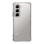 Skaidrus dėklas Tactical TPU Plyo telefonui Infinix Hot 50 4G su matomu telefono galiniu paviršiumi ir kamerų išpjova