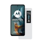 Skaidrus apsauginis ekrano stikliukas Motorola G05 su OBALME logotipu