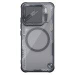 Juodas dėklas Xiaomi 15 Nillkin Iceblade Prop Magnetic su magnetine kameros apsauga ir skaidria struktūra