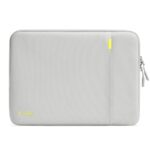Pilkas dėklas kompiuteriui 13-14 TECH-PROTECT DEFENDER LAPTOP su gelsvomis detalėmis