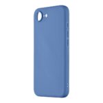 Tamsiai mėlynas dėklas Apple iPhone 16E OBALME Matte TPU šoninis vaizdas su mygtukais